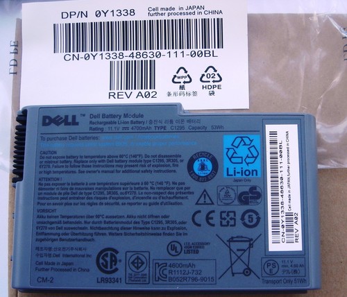 Original dell c1295 akku - original,