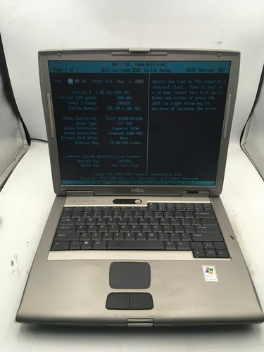 Dell latitude d505 boots - d505,